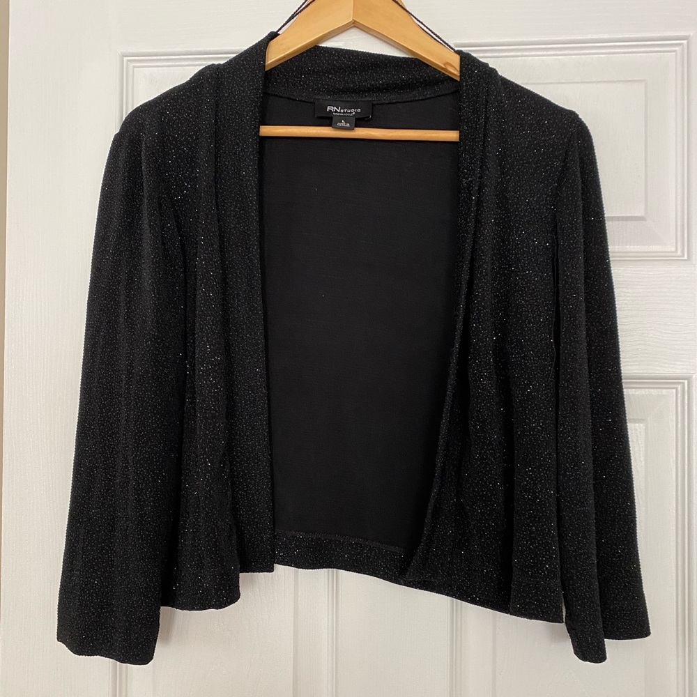 Black Sparkly Shawl